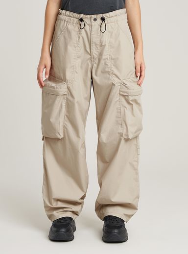 Balloon Cargo High Waist Pants